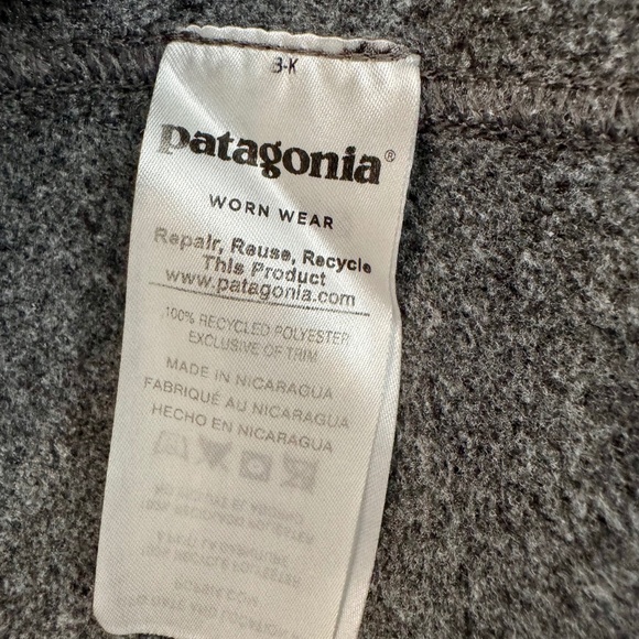 Patagonia Synchilla Fleece Gray Full Zip Jacket Women's Size M - Picture 7 of 8